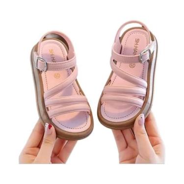 Imagem de Sandálias Planas Casuais De Verão Para Meninas Bebês, Não Escorregadia