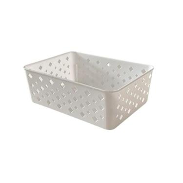 Imagem de Cesto Organizador Empilhável Multiuso Gaveta Armário 19x14x6 - Triopla