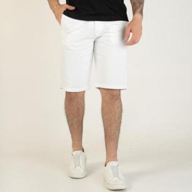 Imagem de Bermuda Sarja Ellus Branca-Masculino