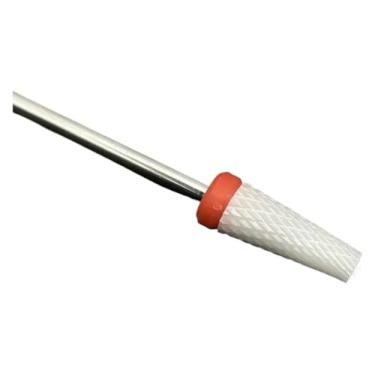 Imagem de 1 peça de brocas de cerâmica para unhas, cortador rotativo, aparelho de limpeza para manicure, acessórios de máquina de trituração de unhas, ferramentas de gel de unhas