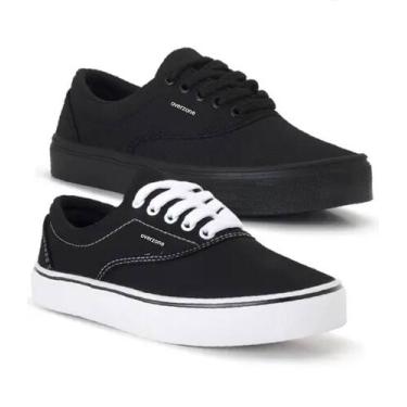Imagem de KIT 2 pares Tenis Feminino Old Tradicional Adulto Skool overzone Envio