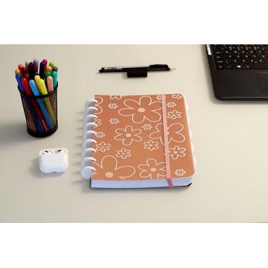 Imagem de Confetti Caderno Smart Colegial 140 Fls C/5 Div Ouro Flor Vazada