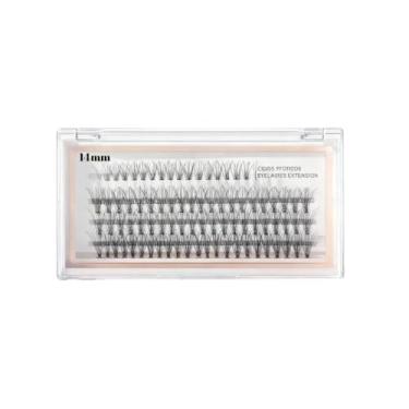 Imagem de 6D MINK Tufos sem Nó Cílios Postiços Extensão 10P/20P/30P Para Maquiagem Casual E Shopping Cilios Postiços Uso Repetido(20P,14mm)