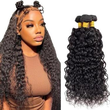 Imagem de Pacotes de cabelo YOUNGHANN Water Wave Brazilian Virgin Hair