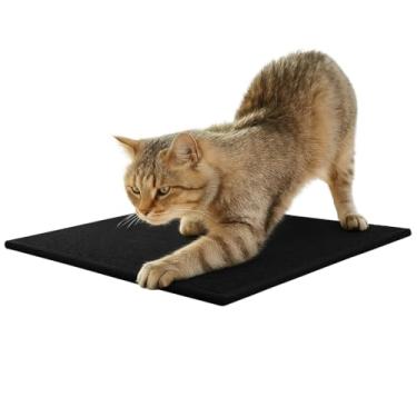 Imagem de Arranhador Adesivo Premium: Sofá, Cama Para Gatos - Protetor Pet Premium(PRETO,100X50cm)
