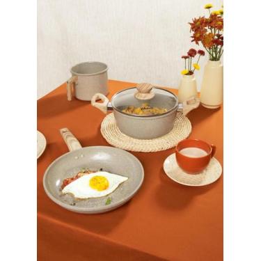 Imagem de OSTER Conjunto De Panelas 4 Peças Com Revestimento Cerâmico Marble Edi