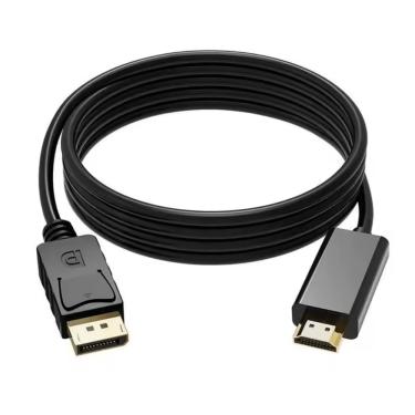 Imagem de Cabo Conversor Displayport para HDMI HDTV Cabo 1.8m 1080p