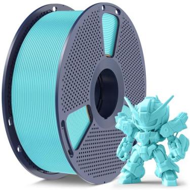 Imagem de Filamento de impressora 3D SUNLU PLA Meta 1KG 1,75 mm azul gelo