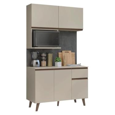 Imagem de Armário de Cozinha Compacta 120 cm Crema Nice Madesa 05