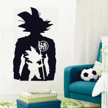 Imagem de Adesivo de Parede Decorativo Dragon Ball Goku Anime Nerd - V3 Shop