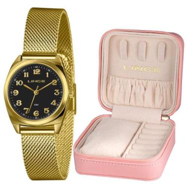 Imagem de Relógio Feminino Lince + Porta Joias - LRGH221L30 P2KX - RELOGIO LINCE