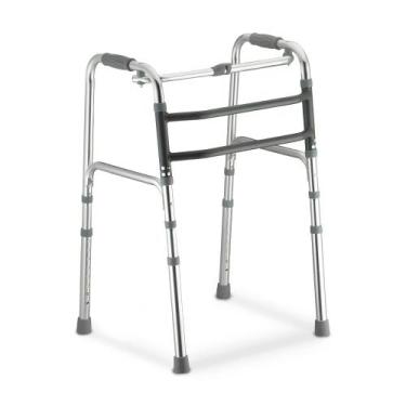 Imagem de Andador de Alumínio 3 em 1 Fixo, Móvel e Articulado D10 com 3 Barras -