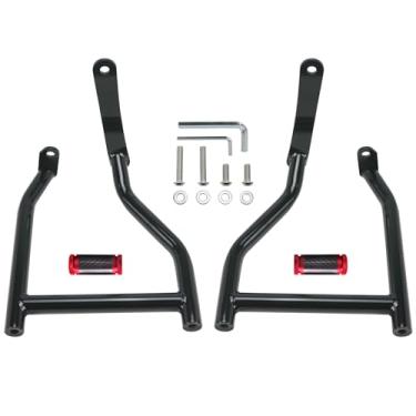 Imagem de GZICMA A barra traseira de alforje serve para Harley Softail Heritage Classic FLHC/S Low Rider ST FXLRST 2018-2025 (vermelho)