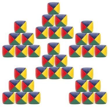 Imagem de Pacote de 36 bolas de malabarismo Lwei para iniciantes, macias de 5 cm