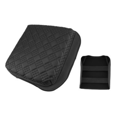 Imagem de CDEFG Para 2023-2025 2026 Ford F-250 F350 F450 F550 Super Duty Center Console Capa de caixa de apoio de braço para F250 (XL, XLT, Lariat, King Ranch, Platinum) Acessórios Protetor de descanso de braço