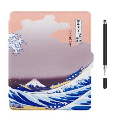 Imagem de Akacy Capa com padrão pintado para Kindle de 15.2 cm 8ª geração (2016, modelos SY69JL). Capa traseira de borracha TPU de silicone flexível e fina, fina, com cantos reforçados (19)