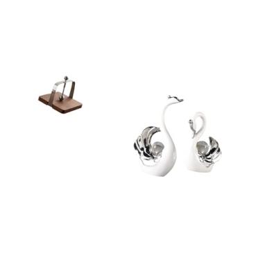 Imagem de Fenteer Porta-guardanapos de Café, Dispensador de Lenços de Papel, Organizador de Madeira para Cozinha, Escritório, Mesa de Jantar Interna, Decoração de Sala