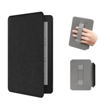 Imagem de Akacy Nova textura de couro sintético com alça para Kindle paperwhite 15.2 cm 10th Case, leve e segura para água, capa protetora dobrável geração 2018 versão (1)