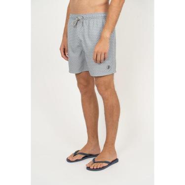 Imagem de Shorts Aleatory Estampado Bay Cinza-Masculino