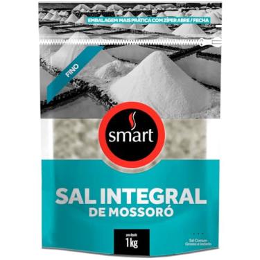 Imagem de Sal Marinho Integral de Mossoró Fino Smart 1kg