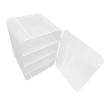 Imagem de FytStycale Organizador de Alimentos, Mesa de Buffet, Rede de Malha de Ferro para Utensílios de Cozinha, Casa de Acampamento - Montagem