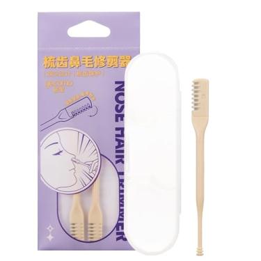 Imagem de Aparador de pêlos do nariz para mulheres, Aparador de pêlos nasais para homens,Aparador de cabelo 2 em 1 | Ferramenta de remoção de pelos, cortador de pelos do nariz, removedor portátil de pelos de na