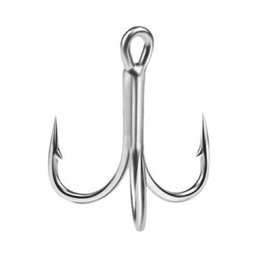 Imagem de Anzóis Triplos De Aço Carbono De Alta Qualidade, Super Afiados E Antif