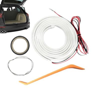Imagem de Faixa de luz LED para porta-malas de carro, sensor automático, luzes de carro para porta-malas | Faixa de LED à prova d'água, decoração de iluminação para trailer de veículos, trailers, iluminação de