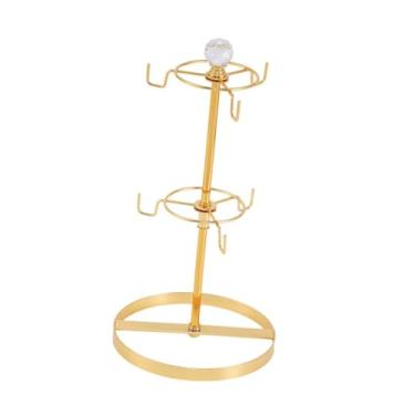 Imagem de SiaBiced Copo de copo de café Pupa de chá de chá 6 ganchos, contemporânea, coques de caneca em forma de árvore Organizador de xícaras de rack para, Cabeça Redonda