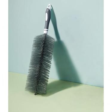 Imagem de Escova de limpeza de ventoinha dobrável espanador de teia de aranha cabeça de microfibra, lavável ideal para pás de ventilador de teto, carros - removedor de poeira reutilizável