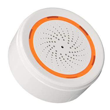 Imagem de Zerodis Alarme de Sirene Inteligente Jardinagem Doméstica Eletrodomésticos Eletrodomésticos Vivendo Com Controle de Aplicativo Decibéis Altos 90Db para Segurança Doméstica e Compartilhamento