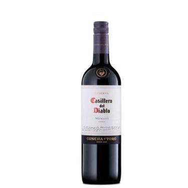 Imagem de Vinho Tinto Casillero Del Diablo Merlot 750Ml - Concha Y Toro, Seco, T