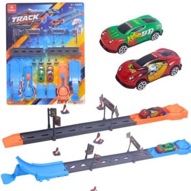 Imagem de Pista de Competição com 2 Carrinhos Sortidos e Lançador - Castela