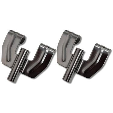 Imagem de Kit 2 Garra Para Bumbo Bateria Metal Cromado Hbg2 Hard Beat