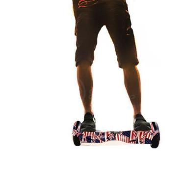 Imagem de Infantil Skate Elétrico Adesivado America Led USA