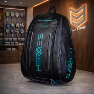 Imagem de Raqueteira Heroes Thunder Futura 2025 Preta