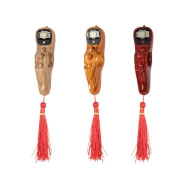 Imagem de Anlising Contador de contas digital portátil de 3 peças, contador de dedo digital de oração, contador de rosário eletrônico Tasbih digital, contador de contas de Buda, para meditação, relaxamento