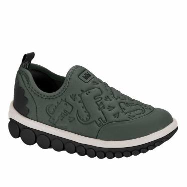 Imagem de TÊNIS INFANTIL BIBI ROLLER 2.0 DINOSSAURO VERDE FOLHA PRETO-Masculino