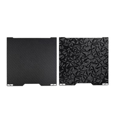 Imagem de Placa de construção suave dupla face para bambulab h2d textura de cama pei pey pet peo placa acessórios de impressora 3d 325x355mm(PET-PEO)