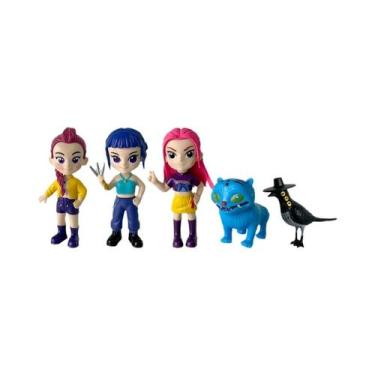 Imagem de Boneca Anime KPop Caçadora De Demônios Rumi Mira Zoi Máscara De Vinil 