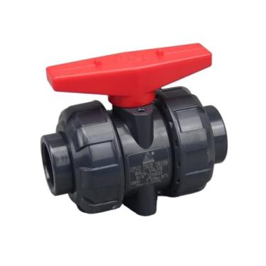 Imagem de 1 peça I.D 1/5.1 cm 3/10.2 cm 2.5 cm 3.0 cm 3.0 cm 3.8 cm válvula de esfera PVC conector de tubo de água acessórios de mangueira de encanamento válvula de fechamento deslizante (I.D48.26mm)