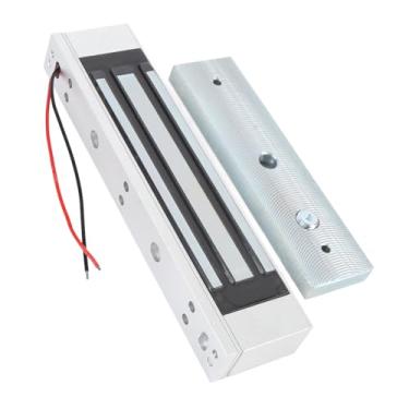 Imagem de AUNMAS Fechadura de Porta Eletromagnética de Liga de Alumínio, à Prova de água 396lbs 180kg Força de Retenção 12V Fechadura Magnética Elétrica para de Controle de Acesso de Porta