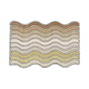 Imagem de Tapete Macio E Quente De Imitação De Cashmere Arco-Íris Antiderrapante