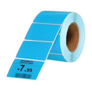 Imagem de PATIKIL 800 etiquetas térmicas, etiquetas de impressora térmica de 3 x 5 cm, etiquetas autoadesivas, rolo de papel retangular, pequeno para impressora, etiqueta de envio, endereço de código de barras