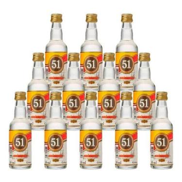 Imagem de Miniatura Cachaça Aguardente 51 50ml