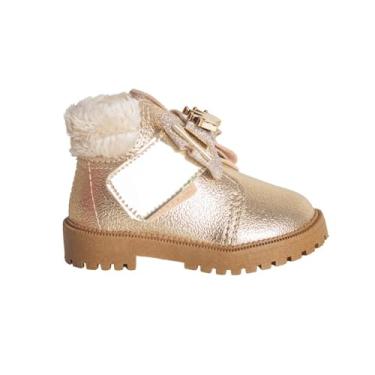 Imagem de Coturno Infantil Bebê Molekinha Dourado 2126516 Menina