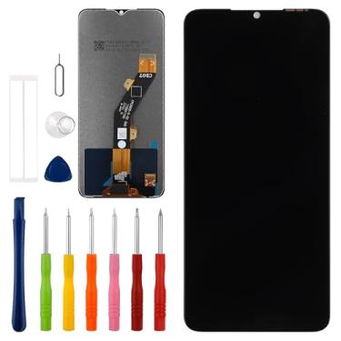 Imagem de Vvsialeek Novo conjunto de digitalizador de tela sensível ao toque LCD compatível com Tecno Spark Go 2023 [6,6 polegadas] com ferramentas de reparo - com funcionalidade de impressão digital