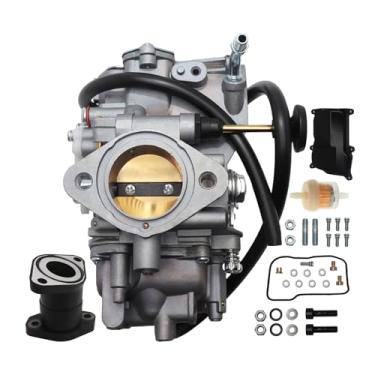 Imagem de SVKZGFZ Carburador e coletor de admissão para Yamaha Big Bear 350 YFM350FW (1987-1998) Kodiak 400 YFM400FW (1993-1998) Moto 4 YFM350ER (1987-1995) 4x4 ATV Carb #2HR-14101 -01-00