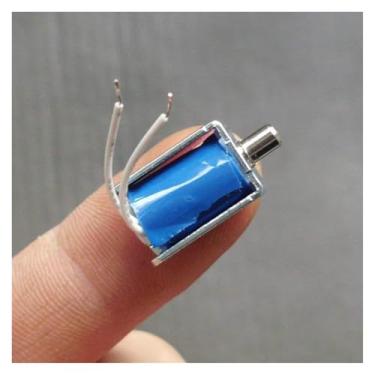 Imagem de Válvula Solenoide N/O Normalmente Aberta DC 3V 70mA Válvula de Ventilação Miniatura Válvula Eletromagnética de Escape de Ar Diâmetro 3 mm 8 * 15 mm