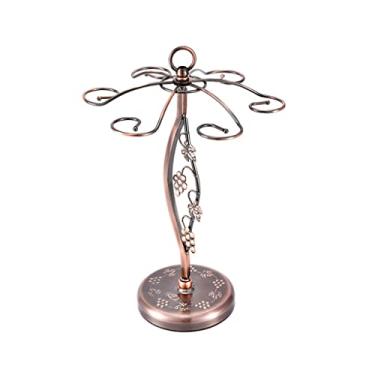 Imagem de Suporte de copo de ferro forjado criativo para bar com suporte para copo de vinho pendurado com fio europeu (cor: A, tamanho: 25,538 cm)